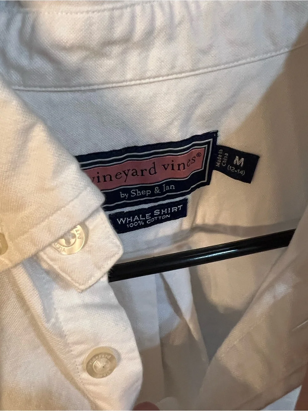 Vineyard Vines white navy